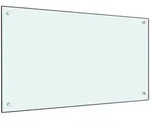 K&uuml;chenr&uuml;ckwand Wei&szlig; 90x50 Cm Hartglas Vidaxl Wei&szlig;