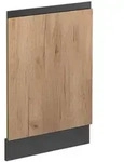 Frontblende R-line, Goldkraft Eiche, 44.6 Cm J-shape, Ohne Arbeitsplatte Vicco