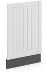 Frontblende Fame-line, Wei&szlig; Landhaus, 45 Cm Ohne Arbeitsplatte Vicco