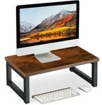 Relaxdays - Monitorst&auml;nder, Bildschirmerh&ouml;hung F&uuml;r Schreibtisch, Hxbxt: 15 X 40 X