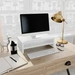 Monitorst&auml;nder Wei&szlig; 42x24x13 Cm Holzwerkstoff Vidaxl Wei&szlig;