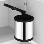 K&uuml;chen-einbau-m&uuml;lleimer Edelstahl 8 L Vidaxl