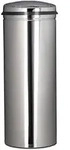 M&uuml;lleimer 50 L, Mit Sensor, Aus Edelstahl, 80 Cm Hoch, 30 Cm Durchmesser,