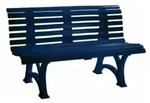 Gartenbank Helgoland 3-sitzer L&auml;nge 1500 Mm, Blau