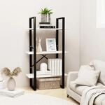 Standregal Wei&szlig; 60x30x105 Cm Massivholz Kiefer - Vidaxl