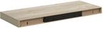 Schwebende Wandregale 2 Stk. Eichefarben 60x23,5x3,8cm Mdf Vidaxl