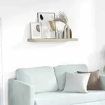 Vidaxl Floating Wall Shelf Oak 80x23,5x3,8 Cm Mdf