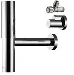 Hansgrohe - Axor Flowstar Designsiphon Set, Mit Zwei Eckventil Und