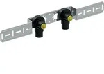 Mepla Anschlusswinkel 601781005 &Oslash; 16mmxrp 1/2x52mm, Rotguss, 90grad, Zweifach,