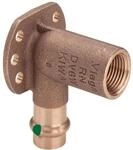 Viega Sanpress Wandscheibe 116552 15 Mm X Rp 1/2 X 45 Mm, Rotguss Oder