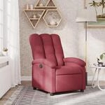 Relaxsessel Weinrot Stoff - Vidaxl