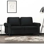 2-sitzer-sofa Schwarz 120 Cm Kunstleder Vidaxl