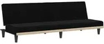 Schlafsofa Mit Getr&auml;nkehaltern Schwarz Stoff - Vidaxl