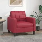 Sessel Weinrot 60 Cm Kunstleder Vidaxl