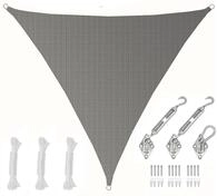 Amanka - 5x5x5 Uv Sonnensegel Dreieckig Atmungsaktiv - Sonnenschutz Segel Mit