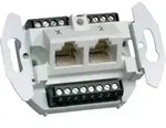 Tehalit Uae Anschlussdose 2-fach 8/8 Polig G 3120