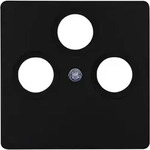 Kopp - Paris &ndash; Antennabdeckung 3fach, Farbe: Schwarz Matt - 335050189