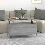 Vidaxl - Couchtisch Grau Sonoma 90x44,5x45 Cm Holzwerkstoff
