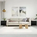Couchtische 2 Stk. Schwarz 50x46x50 Cm Holzwerkstoff - Vidaxl