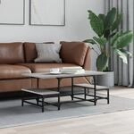 Couchtisch Grau Sonoma 100x50,5x40 Cm Holzwerkstoff Vidaxl