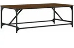 Couchtisch Braun Eichen-optik 100x50x35 Cm Holzwerkstoff Vidaxl