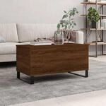 Vidaxl - Couchtisch Braun Eichen-optik 90x44,5x45 Cm Holzwerkstoff