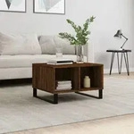 Vidaxl - Couchtisch Braun Eichen-optik 60x50x36,5 Cm Holzwerkstoff