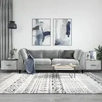 Vidaxl Coffee Tables 2 Pcs Concrete Grey 50x50x40 Cm Engineered Wood