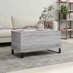 Couchtisch Grau Sonoma 90x44,5x45 Cm Holzwerkstoff Vidaxl