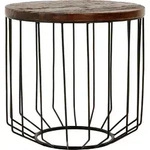 Womo-design Massivholz Couchtisch Rund &Oslash; 50x50 Cm, Natur, Unikat,...