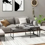 Couchtische 2 Stk. Grau Sonoma Holzwerkstoff Vidaxl