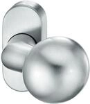 Fsb - T&uuml;rknopf Auf Rosette, Gekr&ouml;pft, Fest Vernietet, Aluminium Edelstahl...