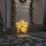 Weihnachtssterne Mit Erdspie&szlig;en 3 Stk. 50 Leds 29 Cm Vidaxl