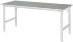 Arbeitstisch Tom Bxtxh 2000x800x760-1080mm, Linoleum Arbeitsplatte - Rau