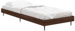 Bettgestell Ohne Matratze Braun Eiche 75x190 Cm Holzwerkstoff Vidaxl