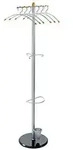 Alco - Garderobenst&auml;nder 38 X 175 Cm (d. X H) Metall Pulverbeschichtet Silber