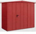 H&ouml;rmann Ecostar Metall-ger&auml;tehaus Elegant Mit Satteldach Typ 1, 259 X 121 Cm,
