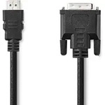 Hdmi Kabel Hdmi Kontakt Dvi D 241 Pin Hane 1080p Vernickelt 200 M Rak Pvc Svart Label