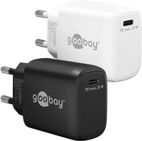 Goobay - Usb-c&trade; Pd Gan Schnellladeger&auml;t (25 W) Schwarz, 1x Usb-c&trade;-anschluss