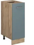 Vicco - Unterschrank R-line, Blau-grau, 30 Cm Ohne Arbeitsplatte