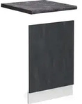 Vicco - K&uuml;chenm&ouml;bel R-line, Schwarz Beton, 45 Cm Ap Anthrazit