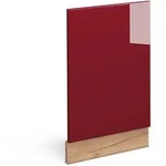 Frontblende Fame-line, Bordeaux Hochglanz, 45 Cm Ohne Arbeitsplatte, Vicco