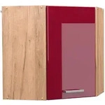 Vicco - Eckh&auml;ngeschrank R-line, Bordeaux Hochglanz, 57 Cm