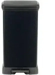 Curver Decobin Rechteckiger Abfallbeh&auml;lter 50 L Schwarz Carbon