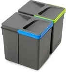 Lot Recycle Beh&auml;lter F&uuml;r K&uuml;chenschublade, H&ouml;he 216mm, 2x6liter, Kunststoff