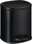 Relaxdays - M&uuml;lleimer Bad, 5 L, Kosmetikeimer Mit Soft-close, Matte Optik, 2