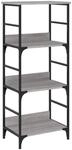 B&uuml;cherregal Grau Sonoma 50x33x117,5 Cm Holzwerkstoff Vidaxl
