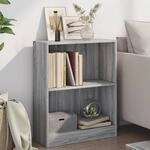 B&uuml;cherregal Grau Sonoma 60x24x76 Cm Holzwerkstoff Vidaxl