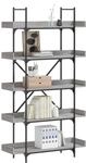 Vidaxl - B&uuml;cherregal 5 B&ouml;den Grau Sonoma 100x33x180,5 Cm Holzwerkstoff