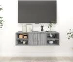 Wandregal Grau Sonoma 102x30x29 Cm Holzwerkstoff Vidaxl